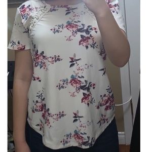 Floral Blouse Short Sleeve